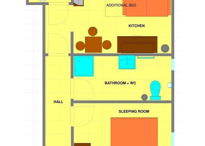 Apartman In With Sea View, Balcony, Air Conditioning, Wifi 4623-8